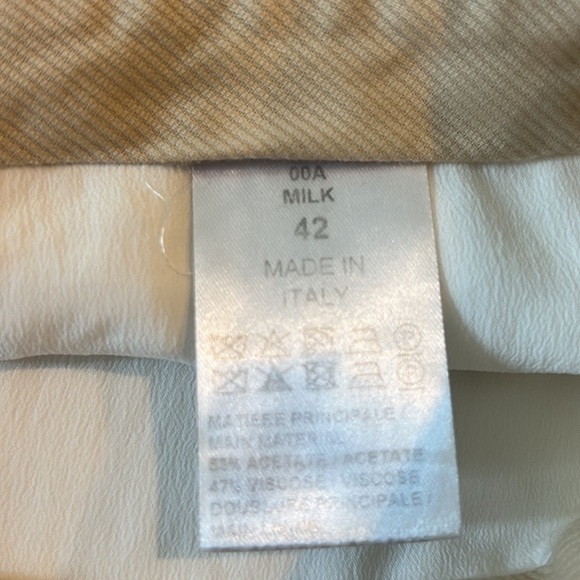 Chloe milk cropped pants EU size 42 Made in Italy - Picture 5 of 8